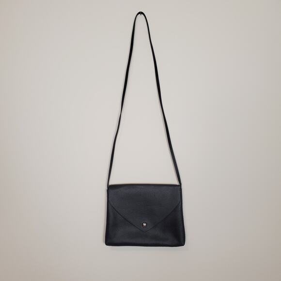 H&M Envelope Crossbody Bag Faux Leather Black - Picture 4 of 12